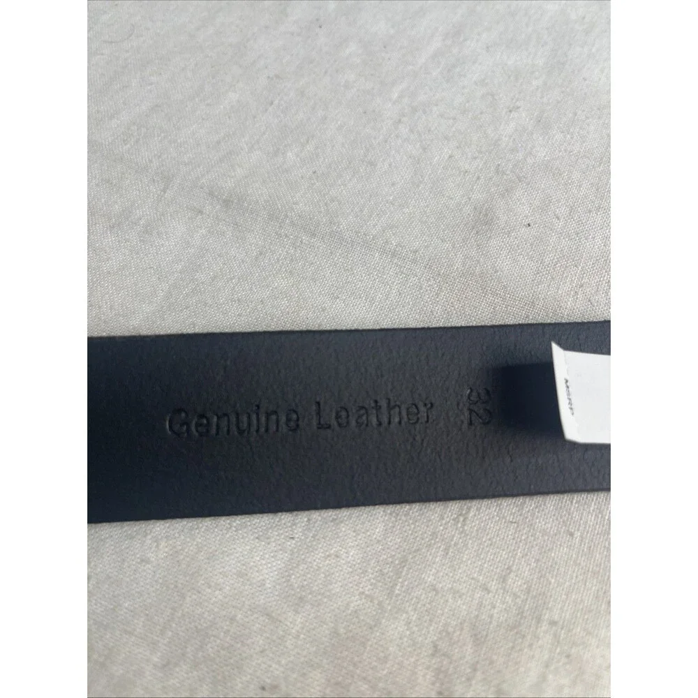 Timberland 40MM Pull Up Jean Belt BLACK Size 32